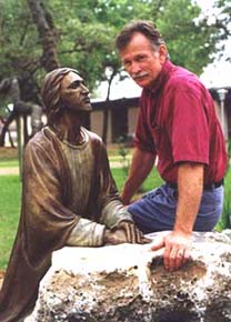 Dan and the Statue of Christ